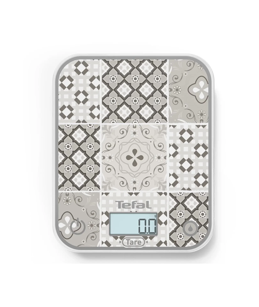 TEFAL Electronic Kitchen Scale, Optiss BC50D6V0, Graduation 0.5/1 g, Display type LCD, Mozaic Decor