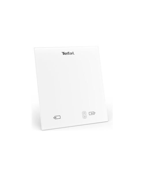TEFAL Digital Kitchen Scale, Essential BC5504V0, Graduation 1 g, White
