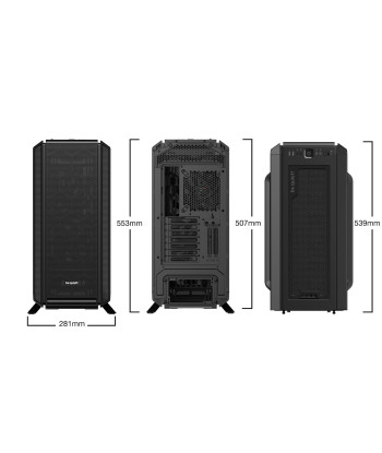 Case BE QUIET Silent Base 802 Black MidiTower Not included ATX EATX MicroATX MiniITX Colour Black BG039