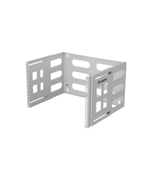 Lanberg Folding Bracket Wall-mount 19" 6U 497x400/240, Grey