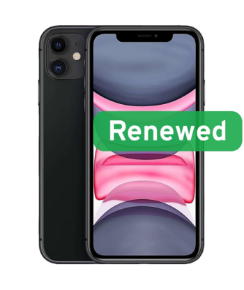 Grade B, Apple iPhone 11, 6.1" Liquid Retina IPS, LTE, 128GB, Black, iOS, Apple Renew