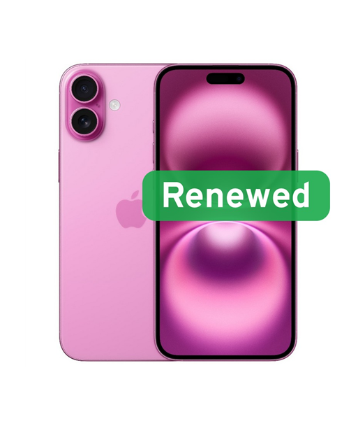 Grade C, Apple iPhone 16 Plus, 6.7" OLED, 5G, 128GB, Pink, iOS, Apple Renew