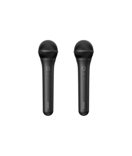 Epson ELPKM01 Wireless Karaoke Microphone Pair, Black