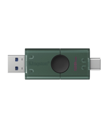 Kingston DataTraveler Duo, 128 GB, USB 3.2 Gen 1, Black/Green