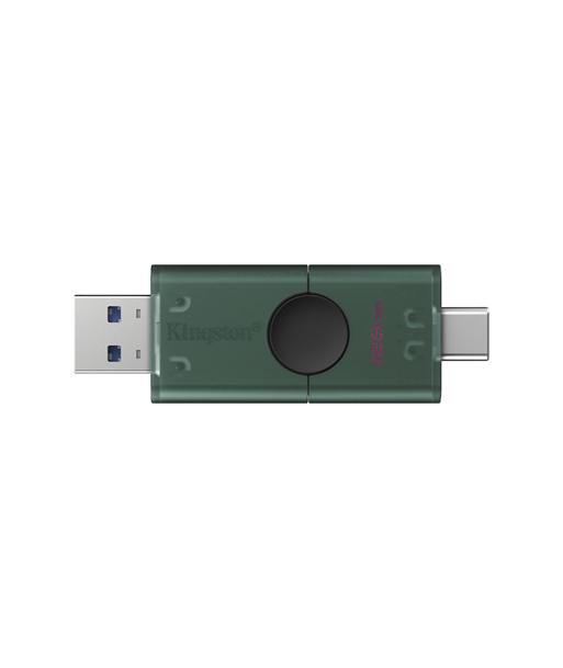 Kingston DataTraveler Duo, 128 GB, USB 3.2 Gen 1, Black/Green