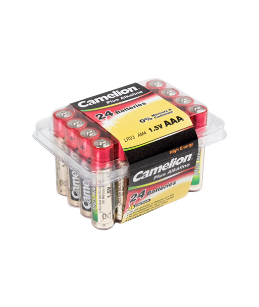 Camelion, LR03-PB24, AAA/LR03, Plus Alkaline, 24 pc(s)