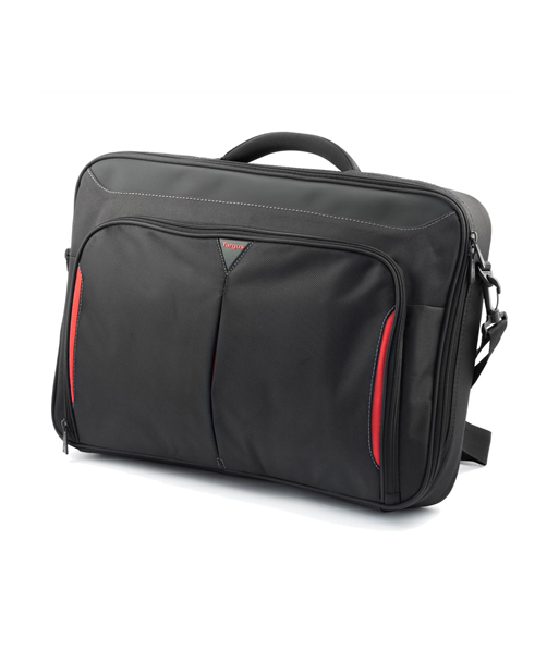 Сумка для ноутбука Targus, CN418EU, Clamshell, Briefcase, Black/Red, 17-18", Shoulder strap
