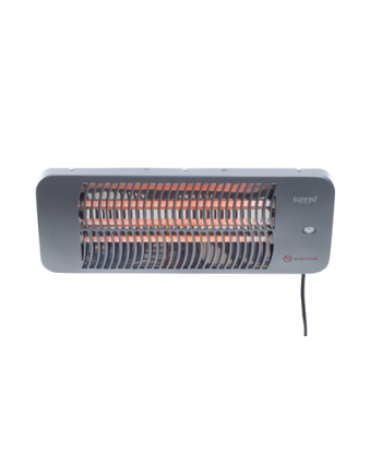 SUNRED, Heater, LUG-2000W, Lugo Quartz Wall, Infrared, 2000 W, Grey, IP24