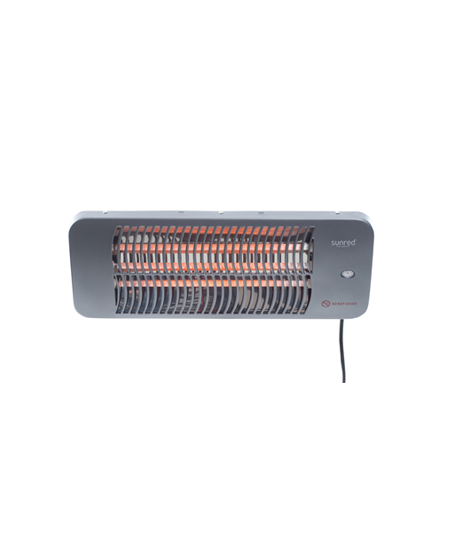 SUNRED, Heater, LUG-2000W, Lugo Quartz Wall, Infrared, 2000 W, Grey, IP24
