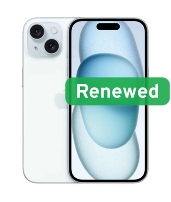 Grade B, Apple iPhone 15, 6.1" Super Retina XDR, 5G, 128GB, Blue, iOS, Apple Renew