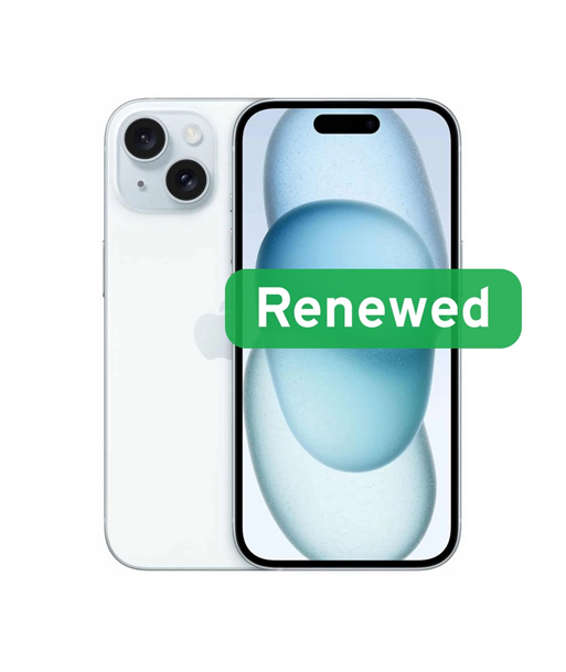 Grade B, Apple iPhone 15, 6.1" Super Retina XDR, 5G, 128GB, Blue, iOS, Apple Renew