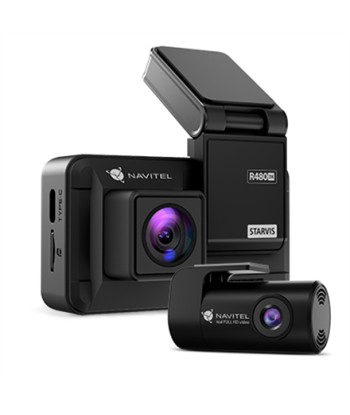 Navitel, Dashcam with 2K video quality, R480 2K, IPS display 2'', 320х240, Maps included