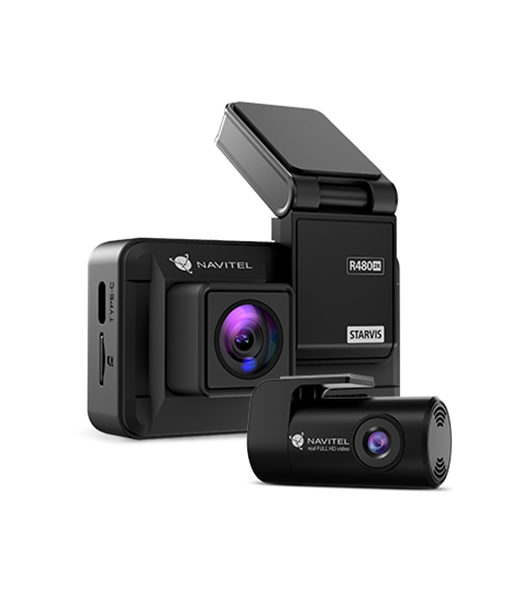 Navitel, Dashcam with 2K video quality, R480 2K, IPS display 2'', 320х240, Maps included