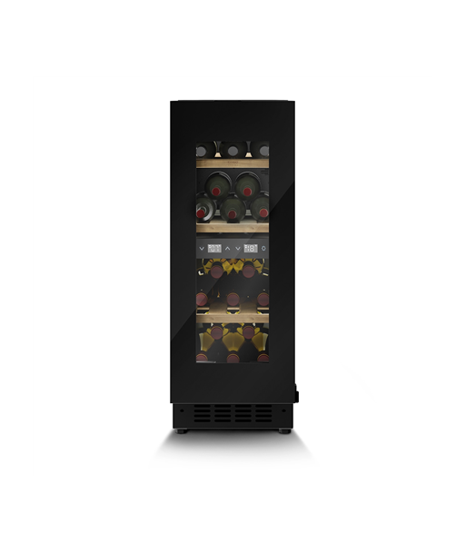 Veinikülmik Caso, WineDeluxe WDU 18, Energy efficiency class F, Built-in, Bottles capacity 18, Black