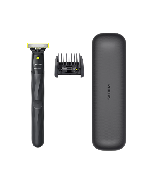 Pardel Philips, OneBlade QP1424/65, Operating time (max) 30 min, Wet & Dry, NiMH, Charcoal Grey