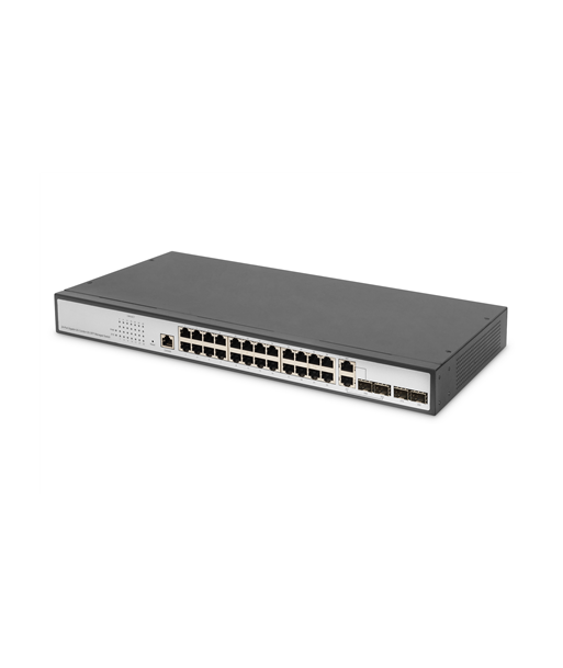 Digitus 24-Port Gigabit Switch, DN-80221-3, Managed L2, Desktop/Wall-mountable