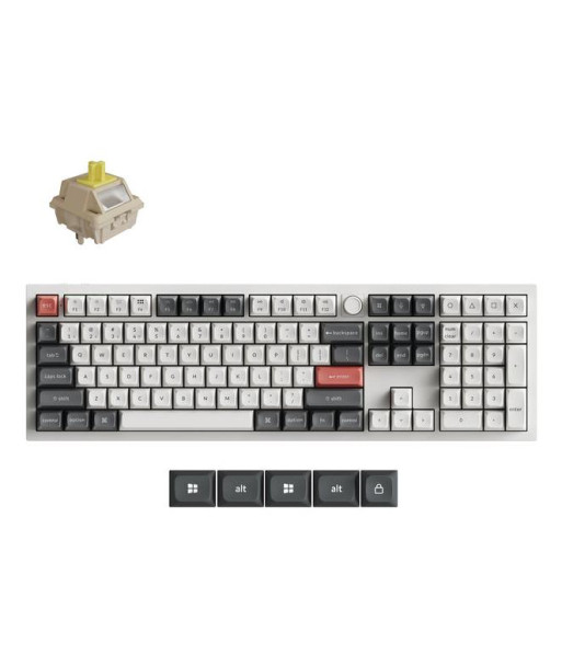 KEYBOARD WRL Q6 ULTRA/WHITE Q6U-P4 KEYCHRON