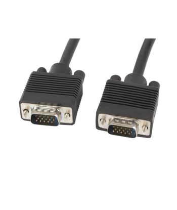 Lanberg VGA Cable, Dual-Shielded Ferrite Core, CA-VGAC-10CC-0018-B, VGA to VGA, 1.8 m