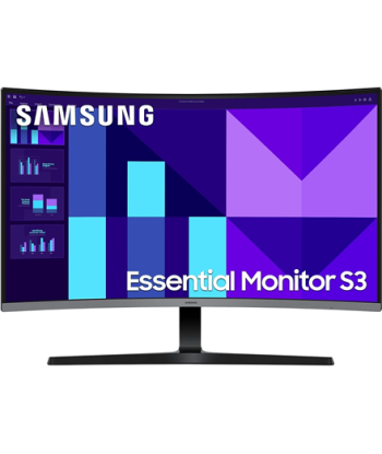 Samsung, LS27D390GAUXEN, 27", VA, FHD, 16:9, 100 Hz, 4 ms, 1920 x 1080 pixels, 250 cd/m², HDMI ports quantity 1, Black