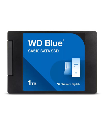 SSD SANDISK Blue SA510 POWERED BY SANDISK 1000 GB Serial ATA III Write speed 520 MB/s Read speed 560 MB/s 2.5" 400xTBW rating