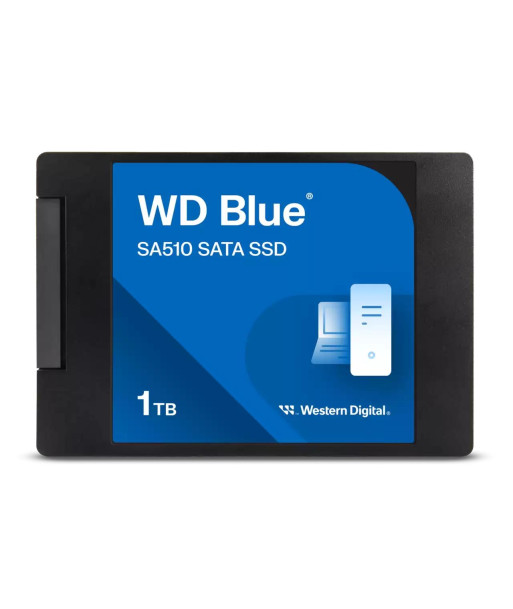 SSD SANDISK Blue SA510 POWERED BY SANDISK 1000 GB Serial ATA III Write speed 520 MB/s Read speed 560 MB/s 2.5" 400xTBW rating