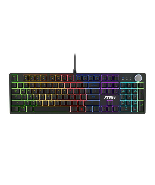 KEYBOARD GAMING BLACK US/FORGE GK310 RED MSI