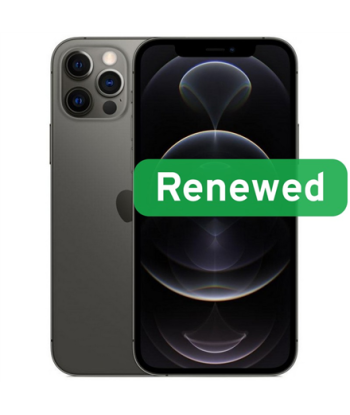 Grade B, Apple iPhone 12 Pro Max, 6.7" Super Retina XDR OLED, 5G, 128GB, Black, iOS, Apple Renew