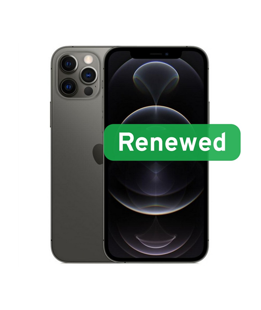 Grade B, Apple iPhone 12 Pro Max, 6.7" Super Retina XDR OLED, 5G, 128GB, Black, iOS, Apple Renew