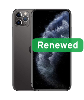 Grade C, Apple iPhone 11 Pro Max, 6.5" Super Retina OLED, 4G, 64GB, Space Gray, iOS, Apple Renew