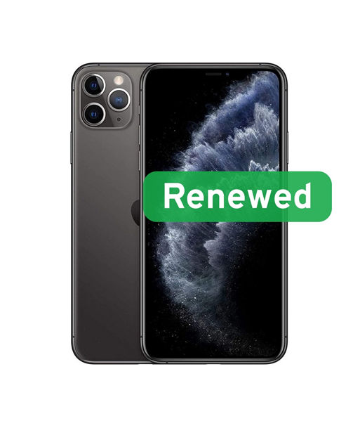 Grade C, Apple iPhone 11 Pro Max, 6.5" Super Retina OLED, 4G, 64GB, Space Gray, iOS, Apple Renew