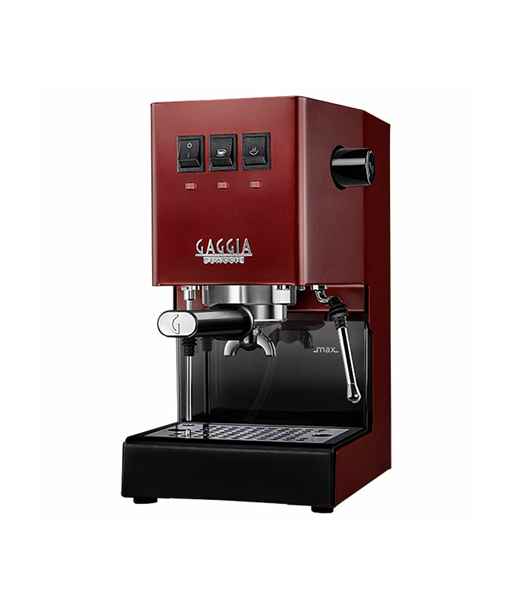 Kohvimasin Gaggia, RI9481/12 Classic E24, Pump pressure 15 bar, Built-in milk frother, Automatic, Cherry Red