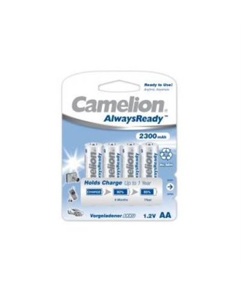 Camelion AA/HR6, 2300 mAh, AlwaysReady Rechargeable Batteries Ni-MH, 4 pc(s)