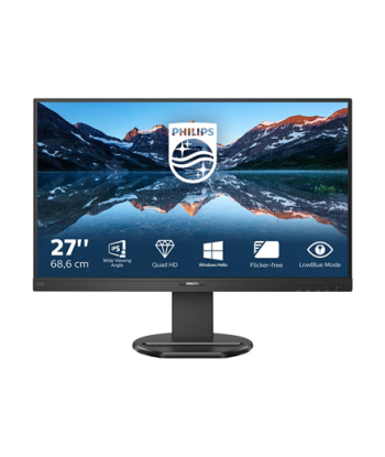 Philips, USB-C Monitor, 276B9/00, 27", IPS, QHD, 16:9, 75 Hz, 4 ms, 2560 x 1440 pixels, 350 cd/m², HDMI ports quantity 1, Black
