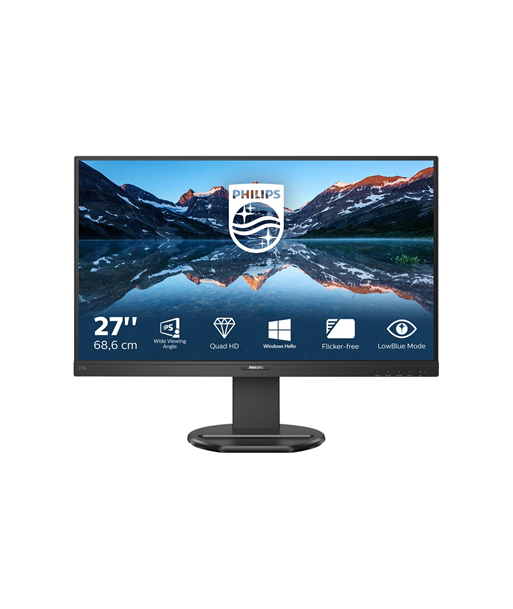 Philips, USB-C Monitor, 276B9/00, 27", IPS, QHD, 16:9, 75 Hz, 4 ms, 2560 x 1440 pixels, 350 cd/m², HDMI ports quantity 1, Black