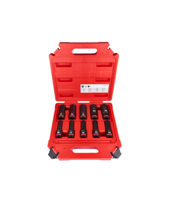 Milwaukee | 1/2" Impact socket set deep, 10 pcs | 4932480457