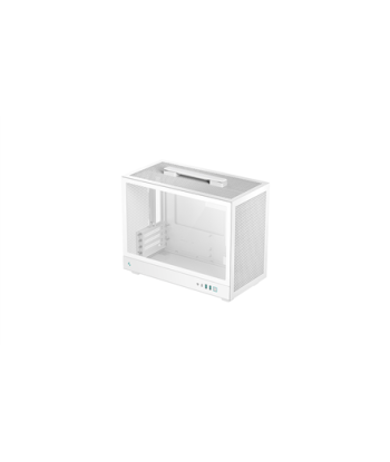 Deepcool Case, CH160 PLUS WH, White, Micro ATX, Power supply included No
