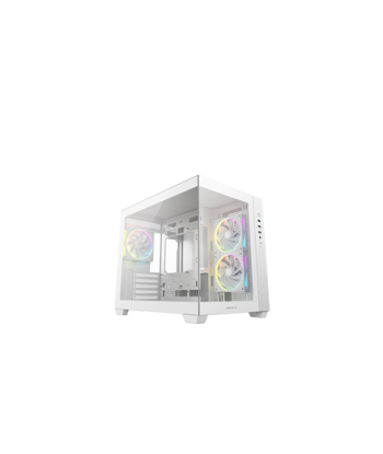 Deepcool Case, CG330 3F WH, White, Micro ATX, Power supply included No