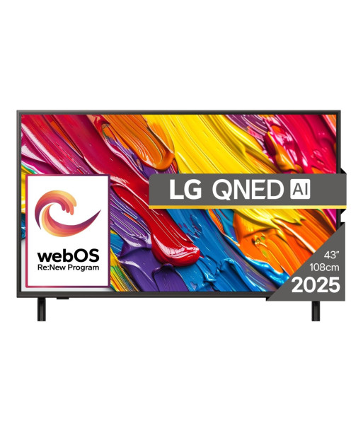 TV Set LG 43" 4K Ultra HD 3840 x 2160 pixels Flat 16:9 QNED 43QNED84A3C
