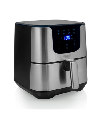 Аэрофритюрница Princess, Digital Deluxe XXL, 182060, Power 1700 W, Capacity 5.5 L, Black/Stainless Steel