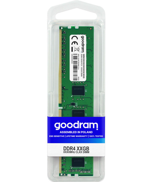 MEMORY DIMM 16GB PC25600 DDR4/GR3200D464L22/16G GOODRAM