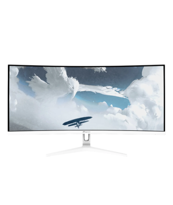 Arozzi Nova 34" VA, 165Hz, Computer Monitor- White | Arozzi