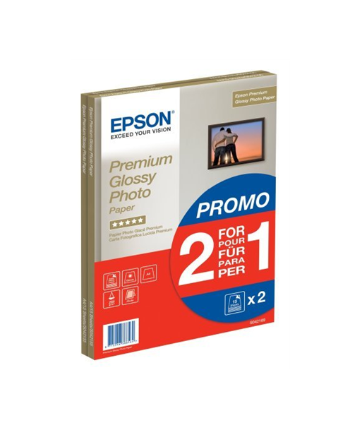 Premium Glossy Photo Paper 30 sheets, White, 255 g/m², A4, Photo