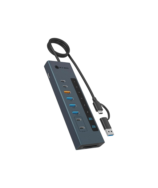 Icy Box USB Hub 11-in-1 USB-C Hub USB 3.2 Gen 2 PD