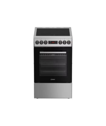 Плита INDESIT, IS5V8CSX/P, Hob type Ceramic, Oven type Electric, Stainless Steel, Width 50 cm, Grilling, Depth 60 cm, 55 L