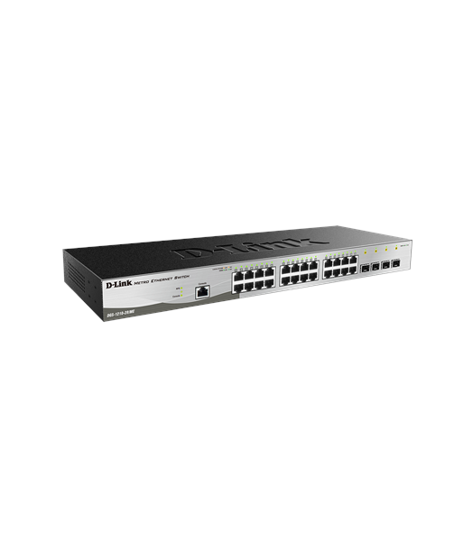 D-Link, Metro Ethernet Switch, DGS-1210-28/ME, Managed L2, Rack mountable, Gigabit Ethernet (copper) ports quantity 24, SFP