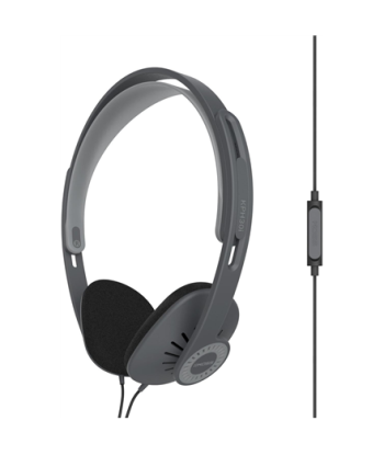Koss, Headphones, KPH30iK, Wired, On-Ear, Microphone, Stealth Grey