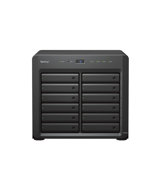 Synology, Tower NAS, DS2422+, Up to 12 HDD/SSD Hot-Swap, AMD Ryzen, Ryzen V1500B Quad Core, Processor frequency 2.2 GHz, 4 GB