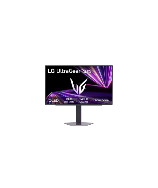 LG, 27GX704A-B, 27", OLED, 16:9, 240 Hz, 0.03 ms, 2560 x 1440 pixels, 250 cd/m², HDMI ports quantity 2