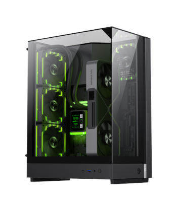 Gamemax Case, T20 BK, Black, M-ATX, Power supply included No