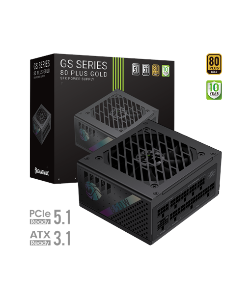Gamemax Power Supply, 80 PLUS, Gold | GS 850G | 850 W